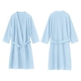 thumbnail image 2 of Gifts for Her Robes for Women Fuzzy House Coat Oversized Soft Women's Sleepwear Spa Womens Bathrobe Light Blue, 2 of 5
