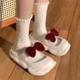 thumbnail image 4 of Jinsinto Mary Jane Slippers,cute Winter Non-slip Slippers 36-37, 4 of 4