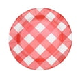 thumbnail image 4 of Balsa Circle 10 Round 13" Red Disposable Paper Charger Plates Buffalo Plaid Wedding Party Tableware Supplies, 4 of 8
