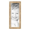 thumbnail image 2 of ArtToFrames 7" x 19" Honey Picture Frame, 7x19 inch Brown MDF Poster Frame (WOM-4085), 4 Pack, 2 of 8