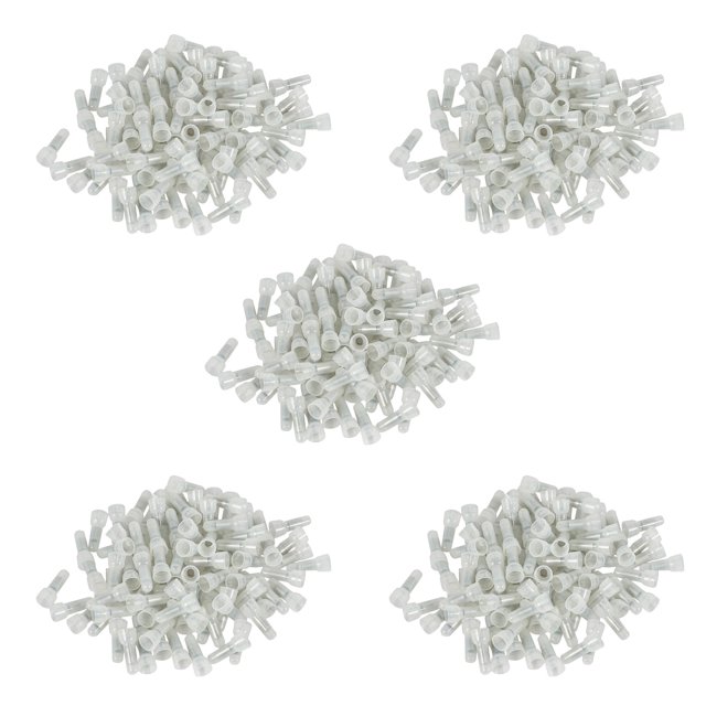 Conectores Aislados de Tapa Cerrada de Nylon de 500 Piezas Terminal de Crimpado de Cable 16-14 AWG