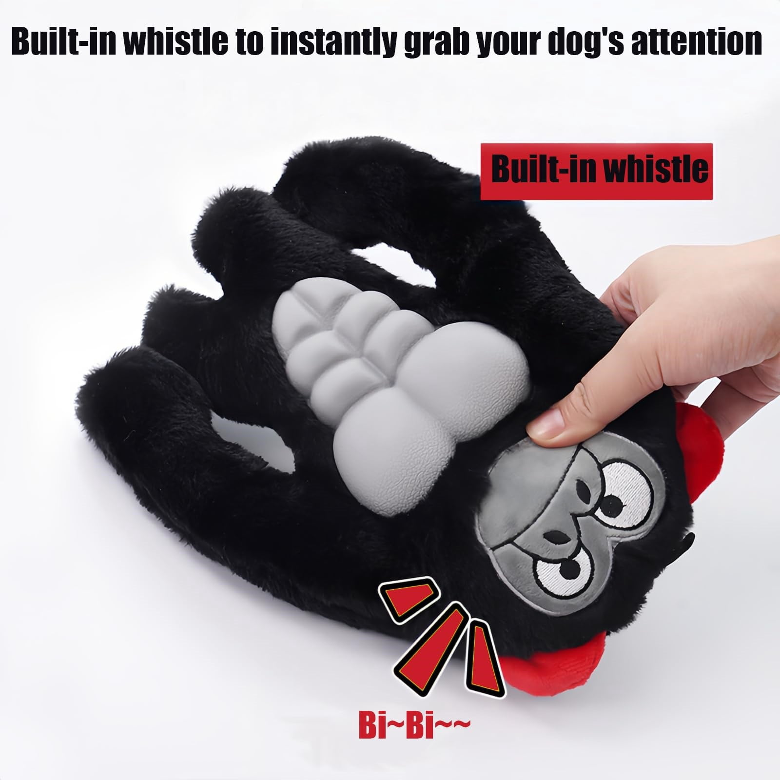 Dog Chew Toy, Squeaky Plush Toy for Dogs with Durable Design, for Puppies and Small Dogs, Indoor Play, Teething Support