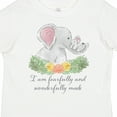 thumbnail image 4 of Inktastic I Am Fearfully and Wonderfully Made Cute Elephants Boys or Girls Toddler T-Shirt, 4 of 5
