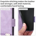 thumbnail image 5 of Feishell Wallet Case for Samsung Galaxy A14 5G 6.6 inch,Shockproof Magnetic Buckle Flip Kickstand Credit Card Slots Luxury PU Leather Ultra Thin Phone Case,Purple, 5 of 8