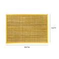 thumbnail image 5 of Peele Yellow Seagrass Placemats - Set of 4, 5 of 5