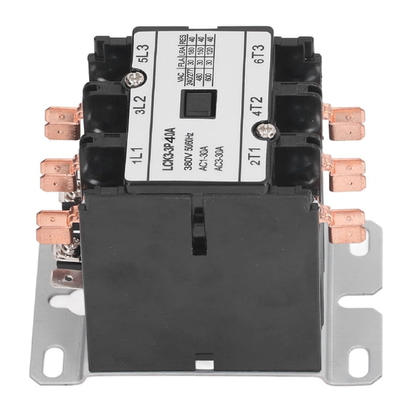 40A Air Conditioner Contactor For Power Control, Extensive Uses, Silver Contact, Flame Retardant, For HVAC