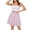 A-Pink556, variant on Bibifish Womens High-Waist Swing Mini Skirts Summer Cute High Waist Ruffle Print Pattern Beach Vacation Cut Casual Outing Skirts