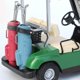 thumbnail image 4 of Reloj despertador temático de carrito de golf con calendario multifuncional, ideal para regalo o decoración, disponible en color amarillo brillante., 4 of 5