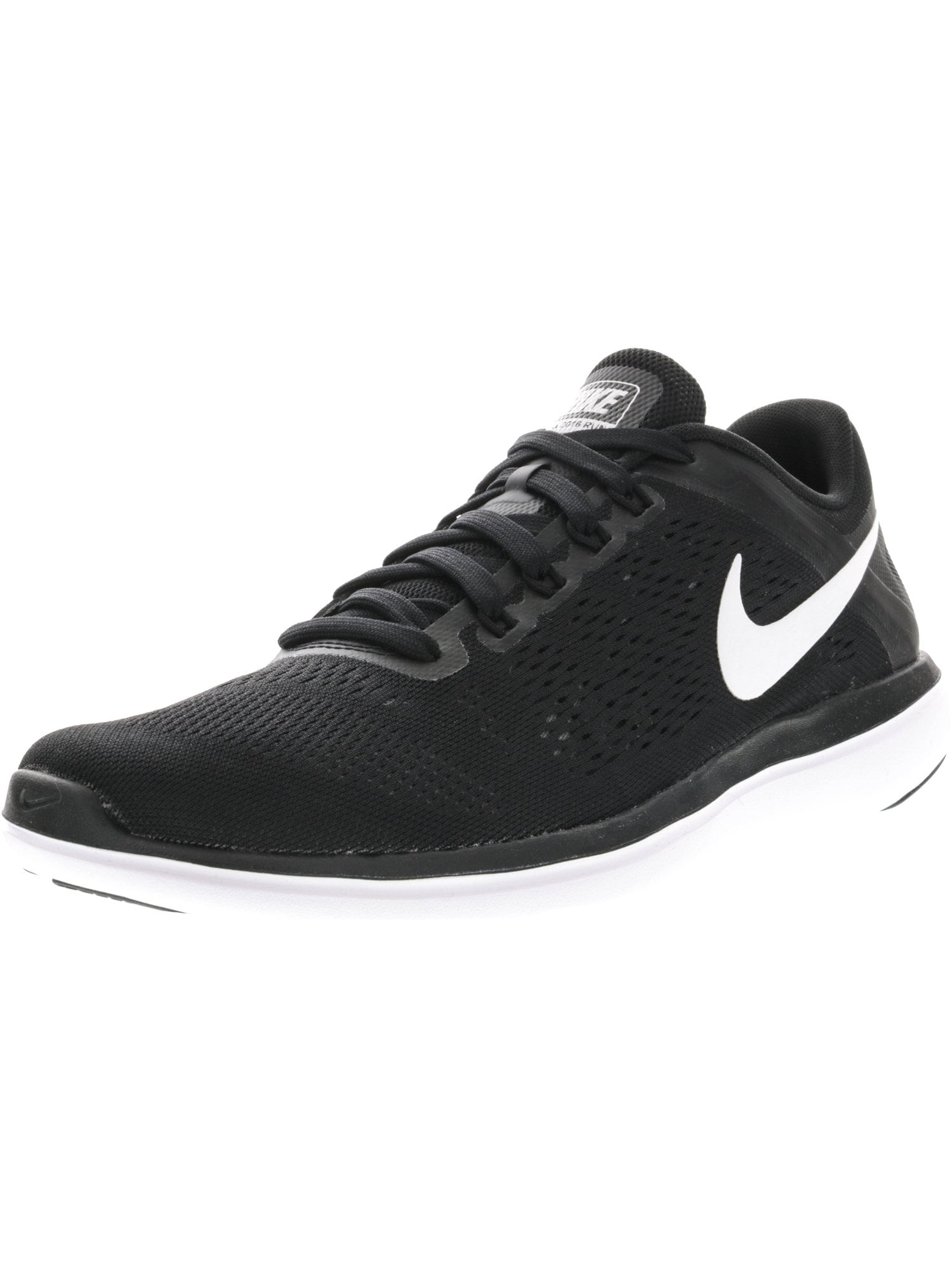 Men's Flex 2016 Rn Black / White-Cool Grey Running Shoe - 12M -