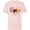 Soft Pink, variant on Disney Mickey & Minnie True Love Beach Sunset Heart - Short Sleeve T-Shirt for Kids - Customized-White