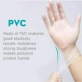 thumbnail image 4 of General Purpose Clear Vinyl Disposable Gloves Medium 50 pairs /100 pcs /Box, 4 of 6