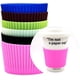 thumbnail image 1 of 6 tazas de café reutilizables cubierta de silicona cubierta protectora resistente al calor cubierta de taza de botella de vidrio, 1 of 5