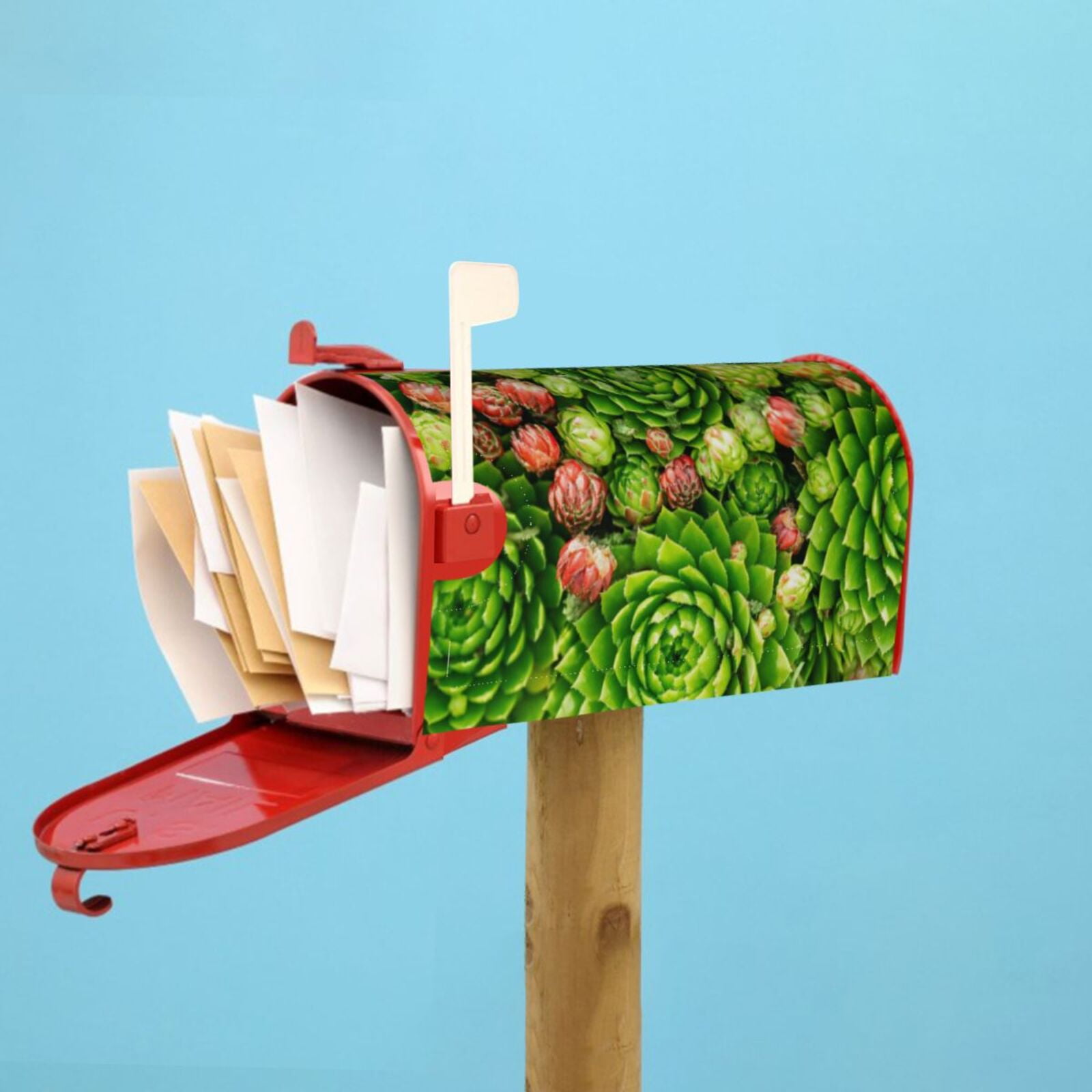 Kdxio Magnetic Mailbox Cover 21x18 in Mailbox Cover Outdoor Decoration Holiday Mailbox Covers for Home Garden Yard-21x18 in