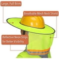 UNCO Hard Hat Sun Shield, Full & Standard Brim Mesh Sunshade High