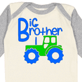 thumbnail image 4 of Inktastic Big Brother Tractor Boys Long Sleeve Baby Bodysuit, 4 of 5