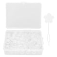 thumbnail image 2 of Perle pour Dreadlocks, Perle de Barbe DIY Compacte, Exquise, Portable, Stable, Robuste, Accessoire de Bijouterie, Décoration pour Hommes et Femmes, pour Mariages, pour Jeu de Rôle, Fête, Transparent, Noir, Blanc, 2 of 7