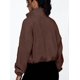 thumbnail image 4 of Chaquetas de Forro para Mujer, Sudaderas Extragrandes con Cremallera, Ropa de Invierno, Conjuntos de Larga y Corte Corto para Otoño. Color Café L, 4 of 10