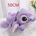 thumbnail image 1 of Juguetes de peluche de Disney para niños, almohada de punto auténtico, Kawaii CAN o y Stitch, juguete de peluche, ángel de mantequilla, cojín de peluche morado, regalos para amantes zhangyuxiang unisex, 1 of 2
