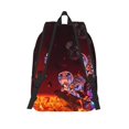 thumbnail image 2 of Lsque The Binding of Isaac Pattern Canvas Daypack, Durable Backpack, High-quality Versatile Backpack,Vintage Compact Backpack-Medium, 2 of 6