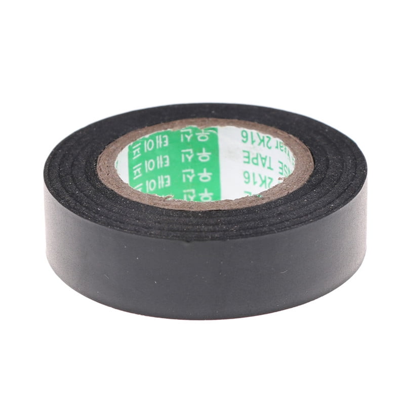 Black PVC Electrical Wire Heat Resistant Vinyl Insulating Tape Roll 16mm*20m SL 