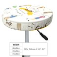 thumbnail image 4 of Balery Golf Icons And Golfer Fundas de asiento para taburete de bar redondo de tela de terciopelo ajustables que protegen de arañazos y manchas para sillas de 14 a 17 pulgadas.-14 inch, 4 of 7