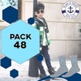 thumbnail image 2 of Yacht & Smith Children & Kids Wholesale Bulk Sports Crew, Athletic Case Pack Socks, by SOCKS'NBULK (48 Pairs Gray, Kids 6-8 (Shoe size 4-7.5)), 2 of 7