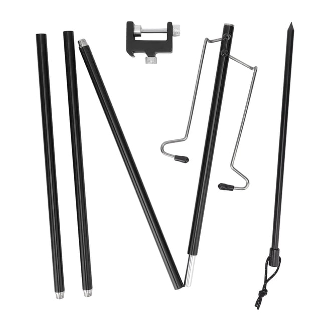 Luz Portátil para Acampar Al Aire Libre aleación de Aluminio Poste de Luz Suspensión de Luz Adecuada Soporte de Luz para Acampar para Accesorios de Linterna de Camping Luces y Anggrek Otros
