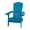 Blue, variant on Flash Furniture Charlestown Commercial Folding Adirondack Chair - Yellow - Poly Resin - Indoor/Outdoor - Weather Resistant