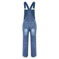 thumbnail image 6 of Pyhlmscde Women Casual Overalls Baggy Barrel Jeans Wide Leg Jumpsuit, Dressy Jumpsuits for Women, Denim Romper, Rompers for Women, 6 of 6