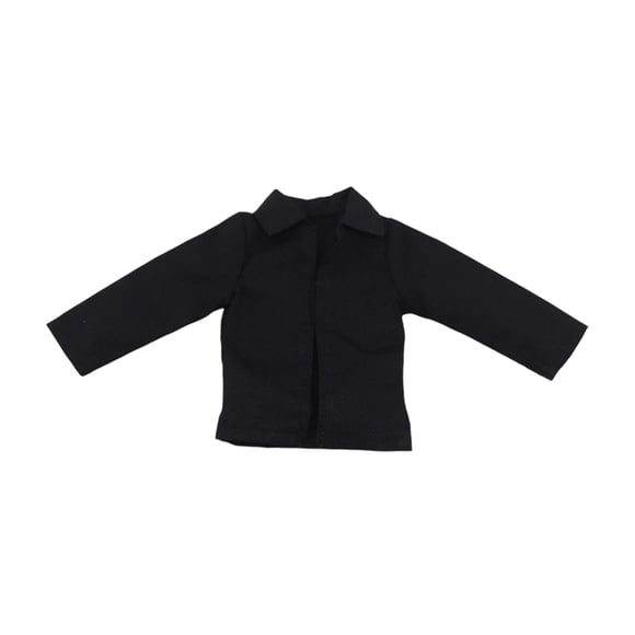 Bunblic Vêtements de Figurine Articulée à l'Échelle 1/6 Vêtements de Poupée Chemise Figurine Articulée Décontractée Vêtements Miniatures pour Hommes pour Figurines Masculines de 12 Pouces Poupées Noires