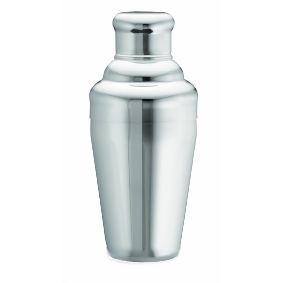 TableCraft 1212 3-Piece Stainless Steel Cocktail Shaker, 12-Ounce