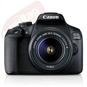 Canon EOS 2000D 24.1MP Digital SLR Camera with EF-S 18-55mm f/3.5-5.6 Lens - International Version (International Version)