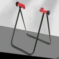 thumbnail image 3 of Road Bike Triangle Stand Vertical Bike Rack Foldable Bike Floor Stand Bike Display Wheel Hub Bracket Repair Rack, 3 of 11