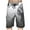 Grey-9005, variant on Mens Bañador Mens Casual Swim Trunks Quick Dry Printed Summer Beach Shorts Drawstring with Elastic Waist and Pockets
