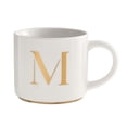thumbnail image 1 of Taza para Café de Iniciales Oro de 500ml LuckyLy, Letra A dorado 500 ml, 1 of 8