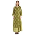 thumbnail image 1 of Phagun Ensemble Kurti et Jupe en Coton Ethnique Indien pour Femmes Robe de Soirée Imprimée Tenue Traditionnelle, 1 of 7