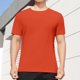 thumbnail image 1 of Tops para hombre, blusas y camisas de manga corta con cuello redondo para hombre, blusas casuales elásticas deportivas de color liso para hombre, blusas de manga corta con cuello redondo para hombre,, 1 of 6
