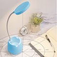 thumbnail image 6 of 3 Speed Eye Protection Desk Lamp Usb Rechargeable Led Study Lamp with Flexible Gooseneck Dimmable Brightness for Student Homework Reading Bedside Use, UKHBMC | Blue, 6 of 9