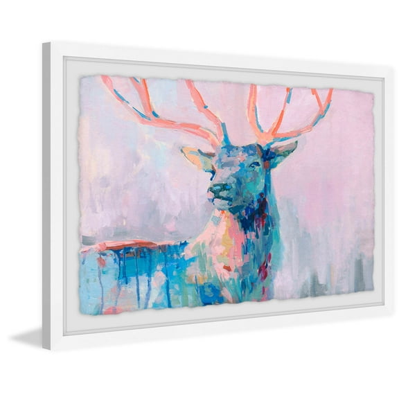 Majestic Deer Framed Painting Print