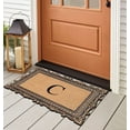 thumbnail image 2 of A1HC Natural Rubber & Coir 24x36 Monogrammed Doormat For Front Door, Anti-Shed Treated Durable Doormat for Outdoor Entrance, Heavy Duty, Low Profile, Easy to Clean, Long Lasting Front Porch Entry Rug, 2 of 7