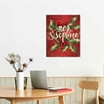 thumbnail image 2 of Nawypu  Christmas Art Prints,Snowflake Wall Art -Let It Snow Canvas Poster, Christmas Quotes Wall Decoration for Living Room Bedroom,, 2 of 4