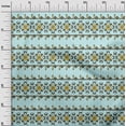 thumbnail image 2 of oneOone Cotton Cambric Fabric Floral Block Printed Craft Fabric BTY 56 Inch Wide, 2 of 4