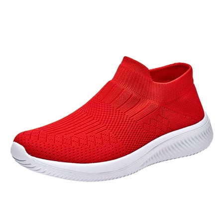 

Sneakers for Women Outdoor Slip On Breathable Shoes Runing Mesh Women Sneakers Sports Shoes Women S Sneakers Womens Sneakers Mesh Red 40