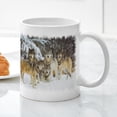 thumbnail image 3 of CafePress - Wolf Pack Mug - 11 oz Ceramic Mug - Novelty Coffee Tea Cup, 3 of 4
