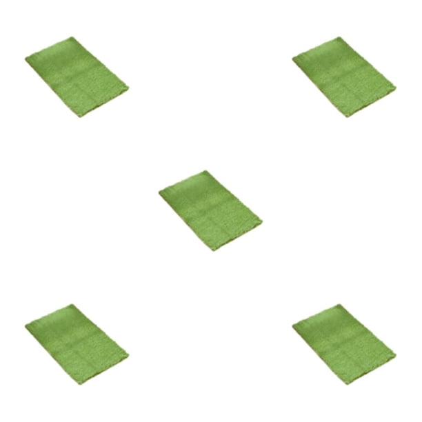 Bewildely Alfombrilla de baño de chenilla de poliéster, fuerte absorción de agua, exquisita textura hecha a mano, sin derramar fruta verde Type2 NO2