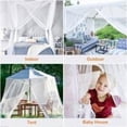 thumbnail image 5 of Laklulu Mosquitera para cama, mosquitera grande con cuatro puertas para repeler eficazmente los mosquitos, mosquitera para cama doble e individual (190 x 240 x 210 cm), 5 of 5