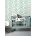 thumbnail image 4 of Chesapeake Vivi Sage Giraffe Wallpaper, 20.9-in by 33-ft, 4 of 4