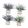 thumbnail image 4 of 4 Piezas de Plantas Artificiales Macarena Bonsái para Dormitorio Mesa de Café Interior Estilo B, 4 of 8
