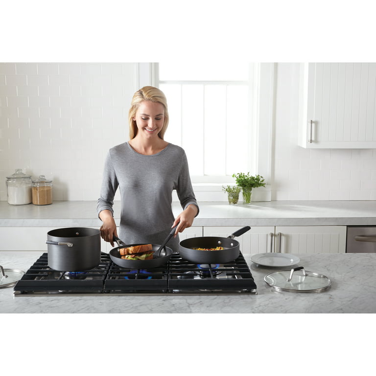 MorningSave: Calphalon Select Space-Saving Hard-Anodized Nonstick 14-Piece  Cookware Set