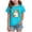 Sky Blue, variant on Xudanell Toddler Halloween Shirt Baby Boy Girls Ghost Pumpkin Tshirts Kids Fall Spooky Season Short Sleeve Tee Tops